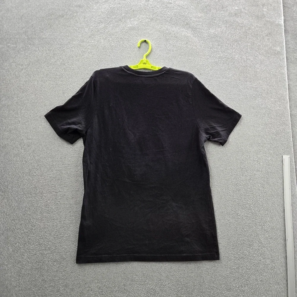 Adidas‎ Men Shirt M Black Graphic Emoji Character Logo Short Sleeve